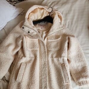 Warm BCBGeneration Cream Teddy Coat
